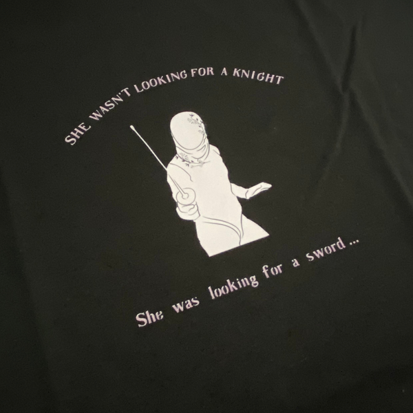She Wasn’t Looking for a Knight, She Was Looking for a Sword (Pink Girl Fencer) - Youth