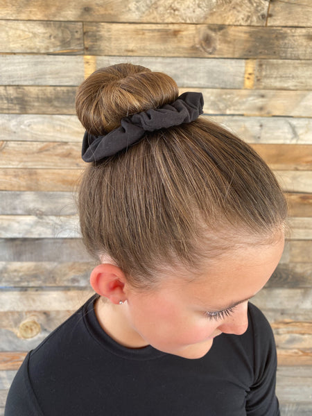 Black Matte Scrunchie