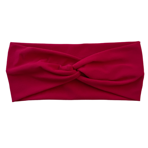 Magenta Matte Faux Knot Headband