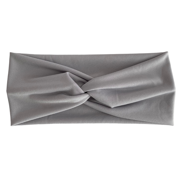 Silver Ice Faux Knot Headband