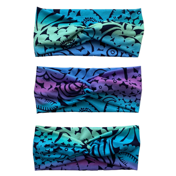 aurora ombre faux knot headband matte Pipevine Designs multiple headbands