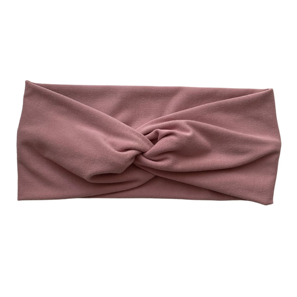 blush pink matte faux knot headband Pipevine Designs