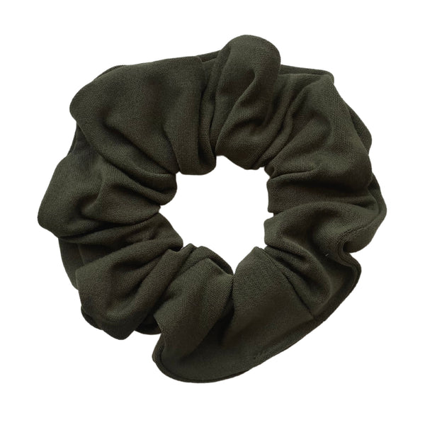 Olive Green matte scrunchie Pipevine Designs