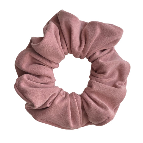 blush pink matte scrunchie Pipevine Designs 
