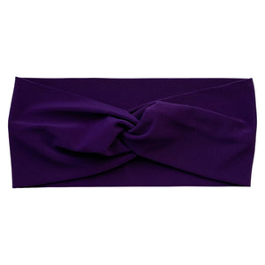 dark purple ice faux knot headband Pipevine Designs 